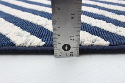 Tapis Dodie Bleu-Ivoire 2'8 x 4'11|Carpette Dodie bleueivoire 2 pi 8 po x 4 pi 11 po|D86FZ80X