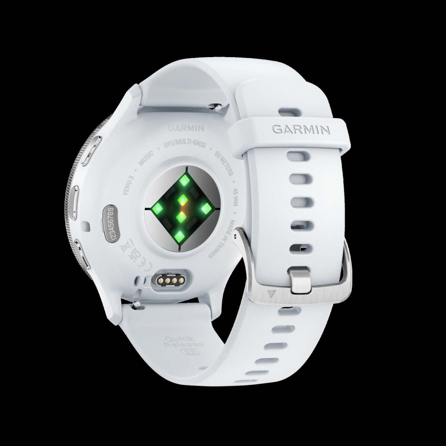 Garmin Venu® 3 Montre Intelligente Gps - Suivi De Santé Avec 14 Jours D'autonomie, 45mm - Boîtier Blanc