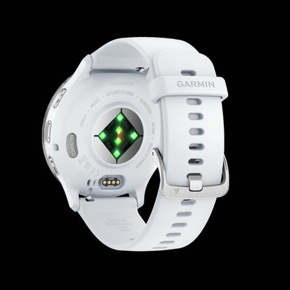 Garmin Venu® 3 Montre Intelligente Gps - Suivi De Santé Avec 14 Jours D'autonomie, 45mm - Boîtier Blanc