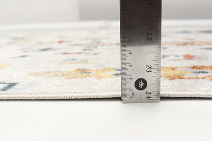 Tapis lavable en machine Pine Ivory - 2'6 x 8'0|Carpette Pine ivoire lavable à la machine - 2 pi 6 po x 8 pi 0 po|D86F76R7