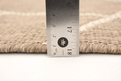 Tapis Sadie Abstract Taupe-Champagne - 2,39 m x 3,10 m | D2AWI30A