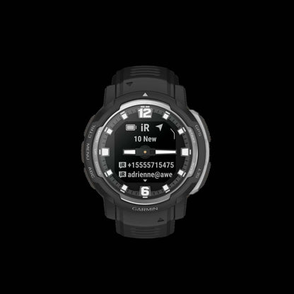 Montre Intelligente Hybride Garmin Instinct® Crossover - Multi-fonction Avec Design Robuste, Technologie Revodrive