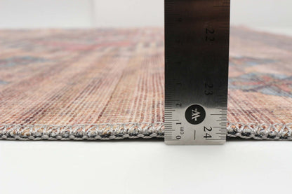 Carpette Kashkuli orange clair 7 pi 10 po x 10 pi 0 po