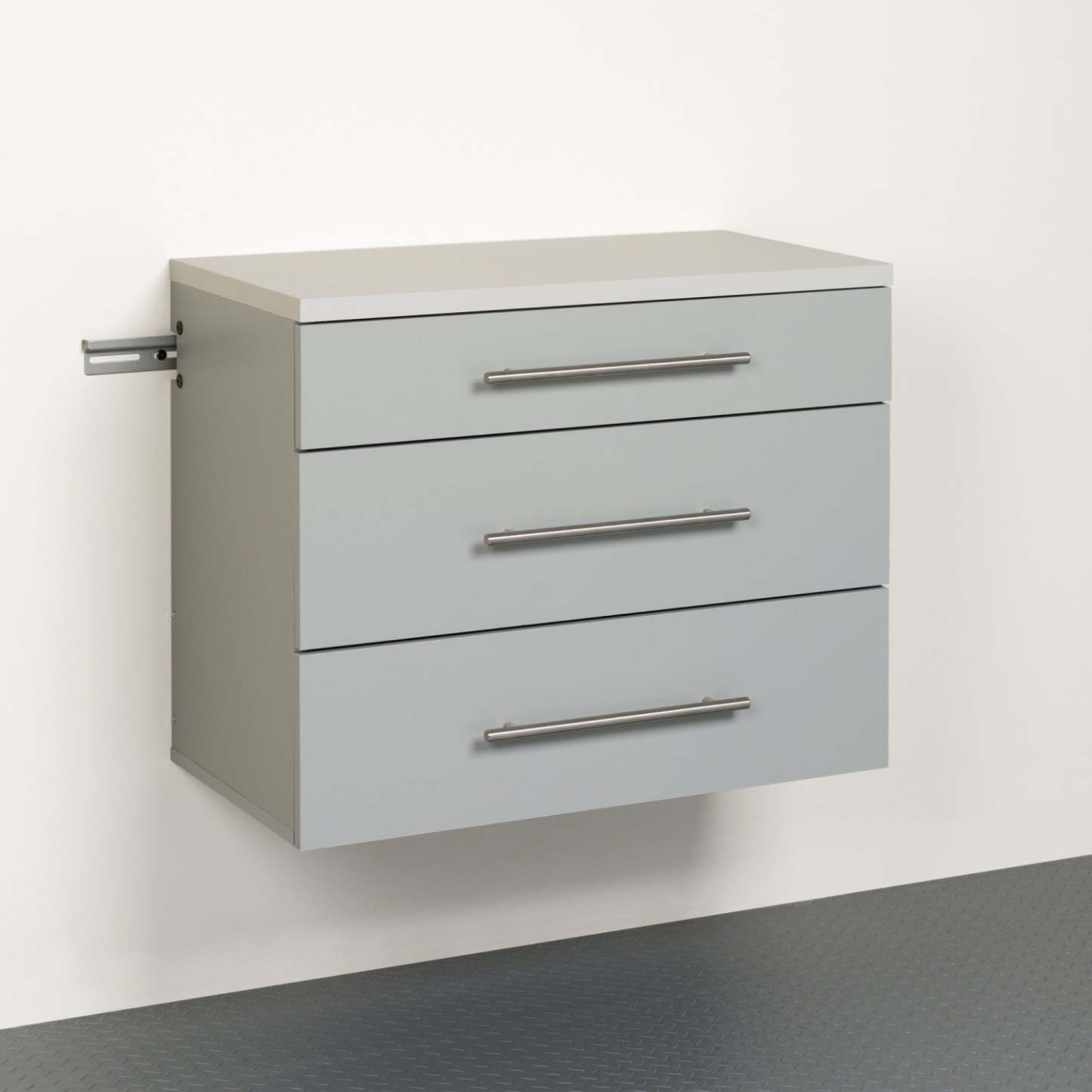 Hangups 3-Drawer Base Storage Cabinet - Light Grey|Armoire de plancher HangUps à 3 tiroirs avec rangement - gris clair