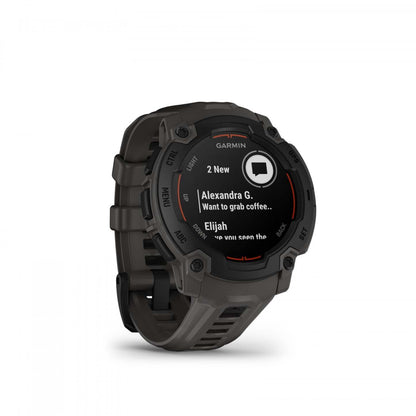 Montre connectée Garmin Instinct E Supertough 45 mm - Spécifications militaires 810, GPS, boussole, altimètre barométrique