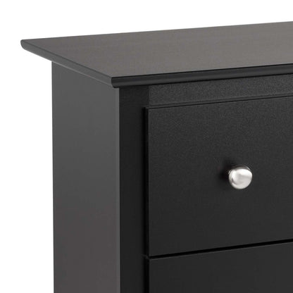 Commode Jade 8 tiroirs - Noir|Commode Jade à 8 tiroirs - noire