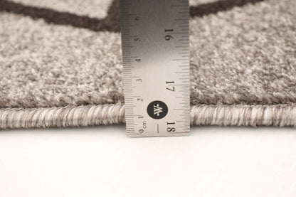 Tapis Anandi gris-brun - 160 x 220 cm | D2B1KVXH