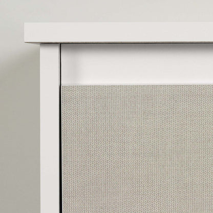 Commode Plenny 6 tiroirs - Blanc Beige|Commode Plenny à 6 tiroirs - blanche et beige