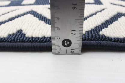 Tapis Gaia Bleu 5'3 x 7'7|Carpette Gaia bleue 5 pi 3 po x 7 pi 7 po|D86FQIWR