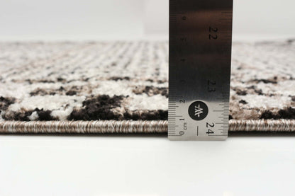 Tapis Vera Quattro ivoire/gris – 2'7 x 8'4| Carpette Vera Quattro ivoiregrise - 2 pi 7 po x 8 pi 4 po|D86FXM7I