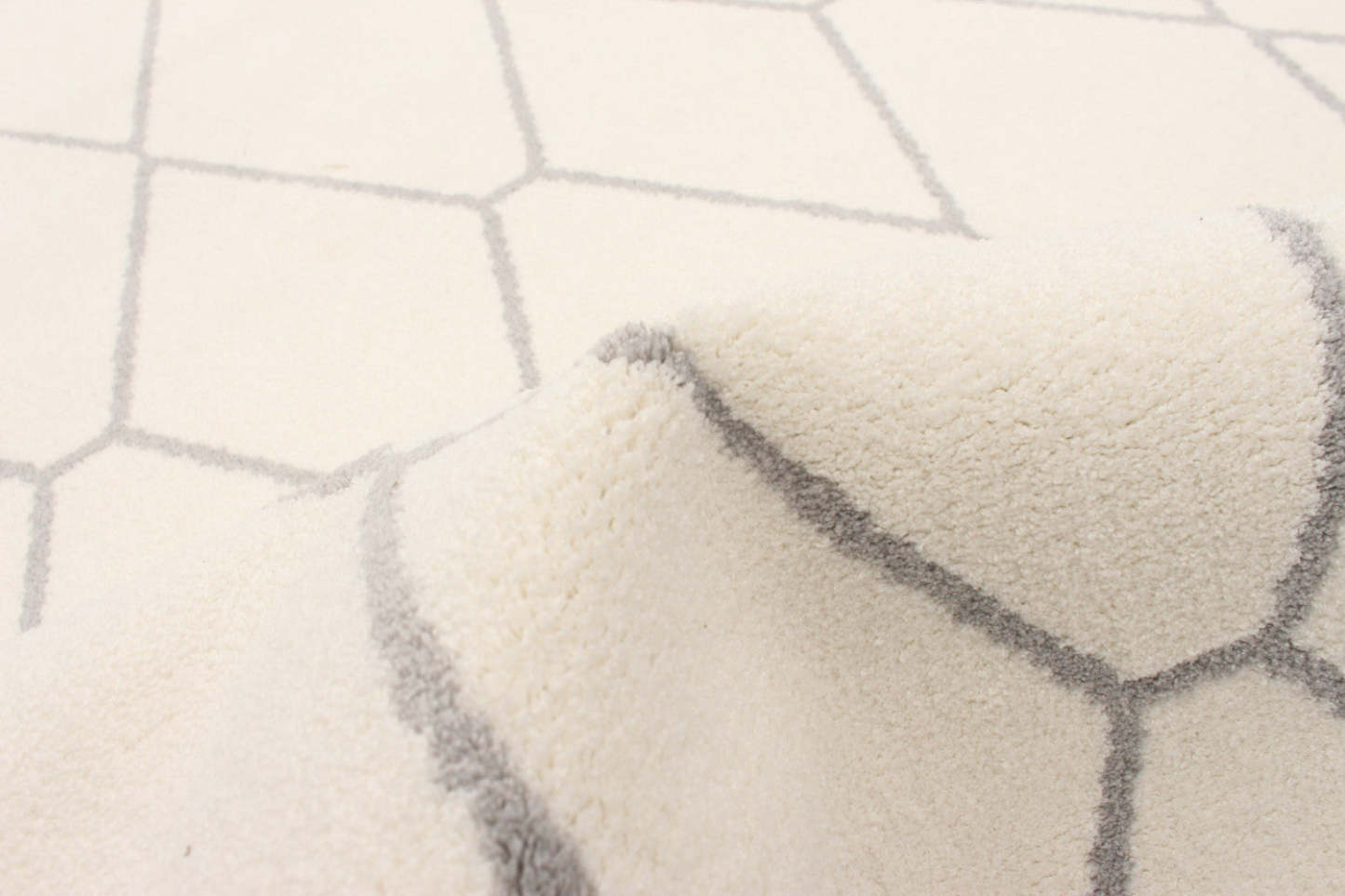 Tapis August blanc-gris 6'7 x 9'6 | D86FYI62