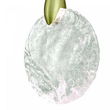 Suspension LED intégrée Snowflake à 3 lumières, laiton satiné | Suspension A 3 lampes A Del Integrees Snowflake, Laiton Satine