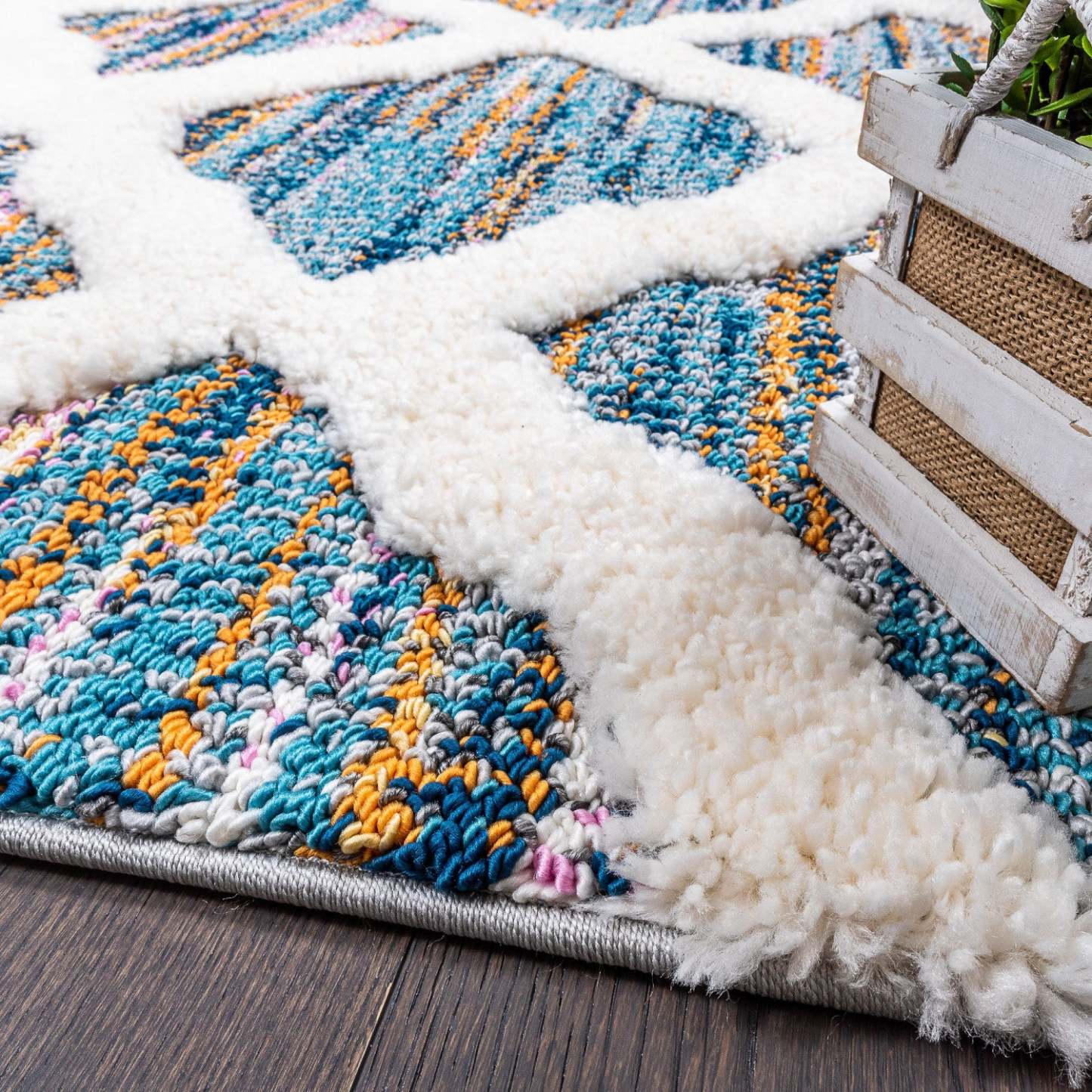 Tapis Lola Multi Treillis 3x5|Tapis Lola multicolore 3 x 5|D80GOAA6