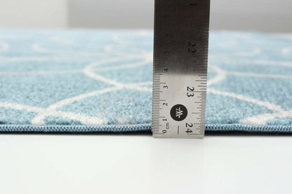 Tapis Terali Turquoise lavable en machine - 3'0 x 5'0|Carpette Terali turquoise lavable à la machine - 3 pi 0 po x 5 pi 0 po|D86FZBNG