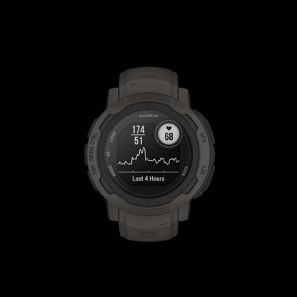 Garmin Instinct® 2 Montre Gps Intelligente - Pour La Randonnée, Le Vélo Avec Support Multi-gnss - Graphite