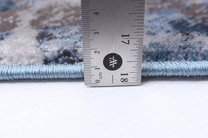 Tapis effet marbre bleu - 244 x 305 cm | Tapis Marble bleue - 244 x 305 cm | D86FGXY3