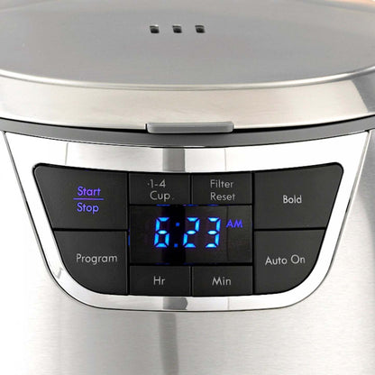 Cafetière goutte-à-goutte Kenmore Elite de 12 tasses, acier inoxydable - KKECM12SS|Kenmore Elite 12-Cup Drip Coffee Maker Stainless Steel - KKECM12SS