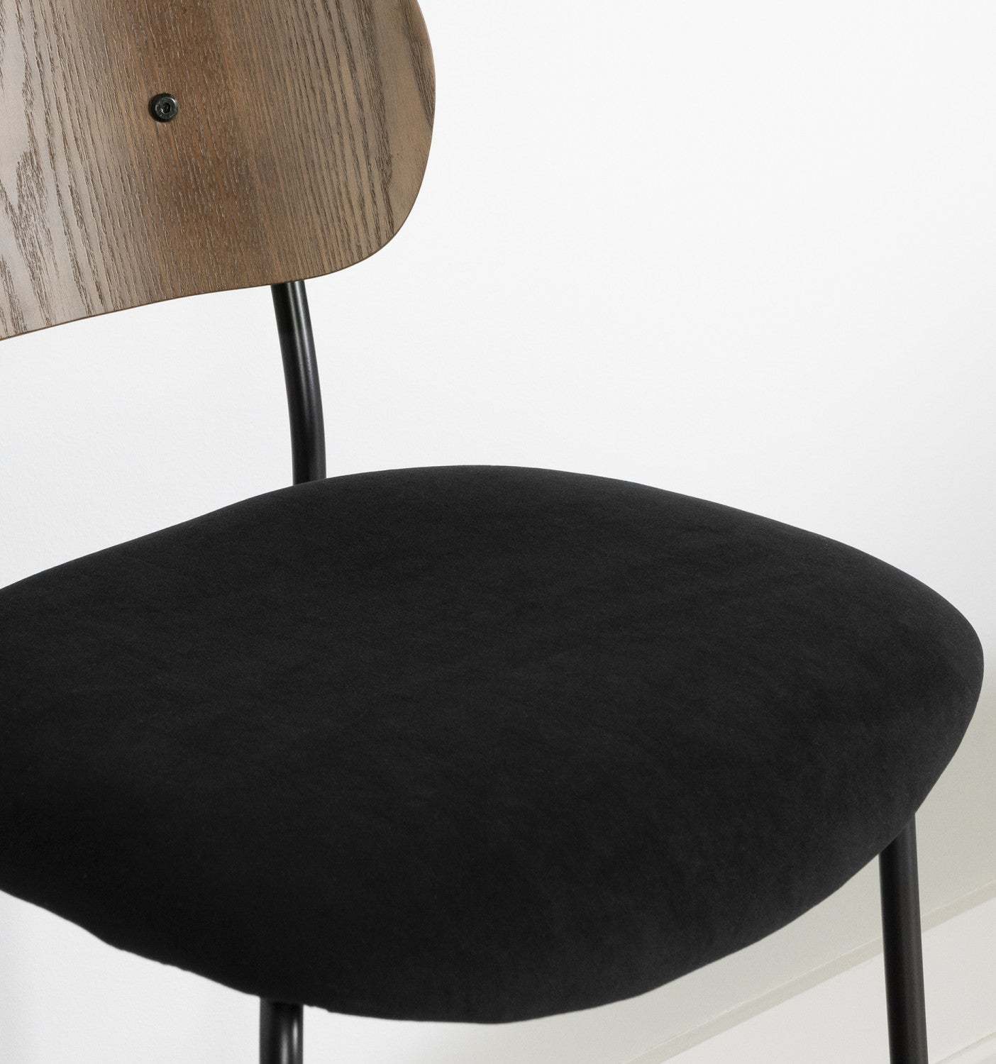 Hype Black Brown Dining Chair - Set of 2|Chaise de salle à manger Hype noire et brune - ensemble de 2