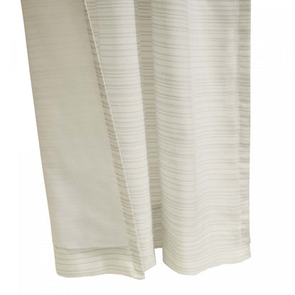 Habitat Austin Linen Light Filtering Dual Header Curtain Panel - 52 x 63|Panneau de rideau filtrant la lumière Austin apparence lin à double têtes d'Habitat - 52 x 63