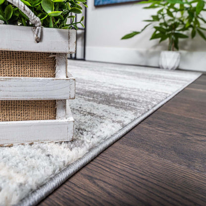 Tapis Roma Waves Gris 4x6 | Carpette Roma Waves grise 4 x 6 | D80GA0LZ