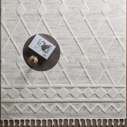 Quinto Rhombus Shag Area Rug - 2'7 x 8'|Carpette à poil long Quinto Rhombus - 2 pi 7 po x 8 pi