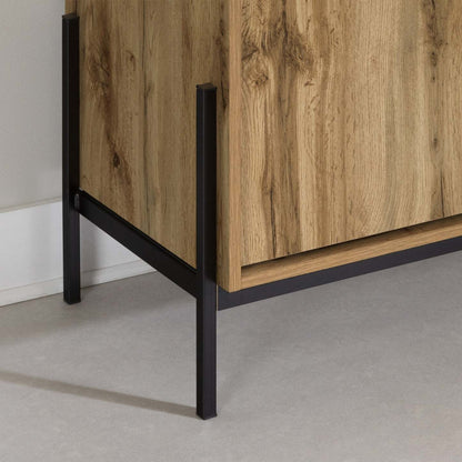 Commode double 6 tiroirs Milton - Chêne Nordik|Commode double Milton à 6 tiroirs - chêne nordique