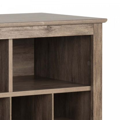 Shoe Cubby Console - Drifted Grey|Console à compartiments pour chaussures - gris délavé