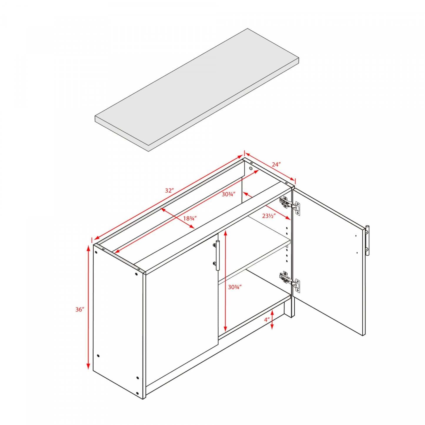 Armoire Elite 32 - Blanc|Armoire Elite de 32 po - blanche