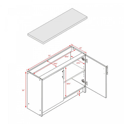 Armoire Elite 32 - Blanc|Armoire Elite de 32 po - blanche