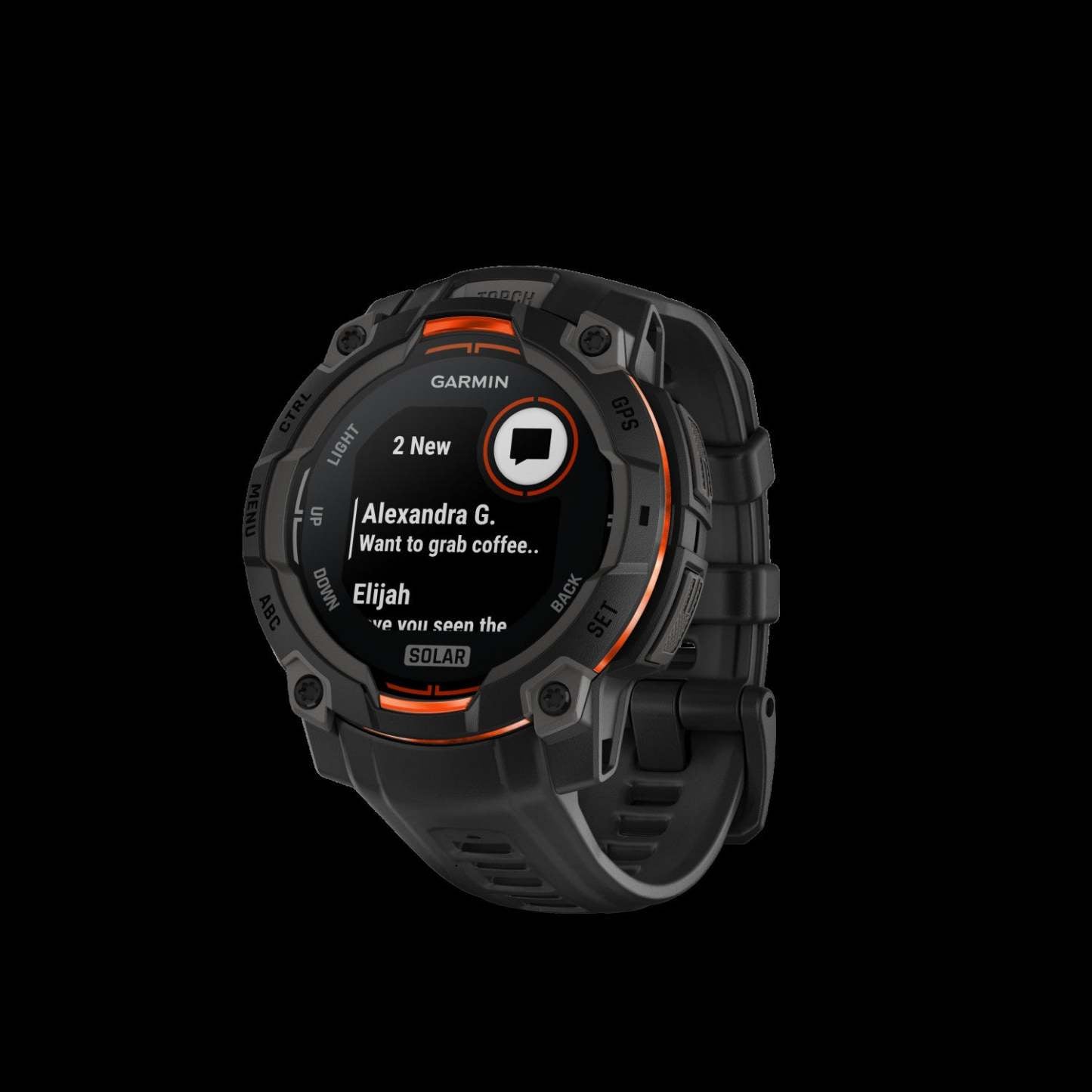Garmin Instinct 3 Montre Connectée GPS 45 Mm - Spécifications Militaires Robustes 810, Solaire, Boussole, Altimètre Barométrique
