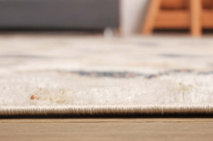 Tapis ivoire Rosette - 5'0 X 8'0 | Carpette Rosette ivoire - 5 pi 0 po x 8 pi 0 po