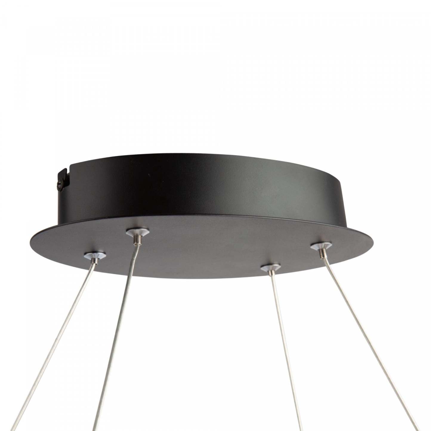 Gemini 38 W LED Black Nickel Flush Mount | Plafonnier affleuré Gemini en nickel noir à DEL de 38 W | D06H0U3A
