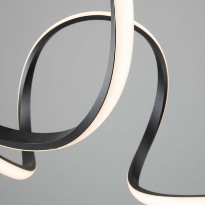 Mira 40 W LED Suspension Noir | Luminaire suspendu Mira noir à DEL de 40 W | D06HKNS0