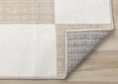 Covington Modern Checkered Indoor Area Rug - 2'0 x 7'7|Carpette Covington à motif de damier moderne pour l'intérieur - 2 pi x 7 pi 7 po