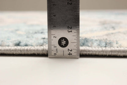 Aura Teal Area Rug - 5'0 x 8'0|Tapis Aura bleu sarcelle - 5 pi 0 po x 8 pi 0 po