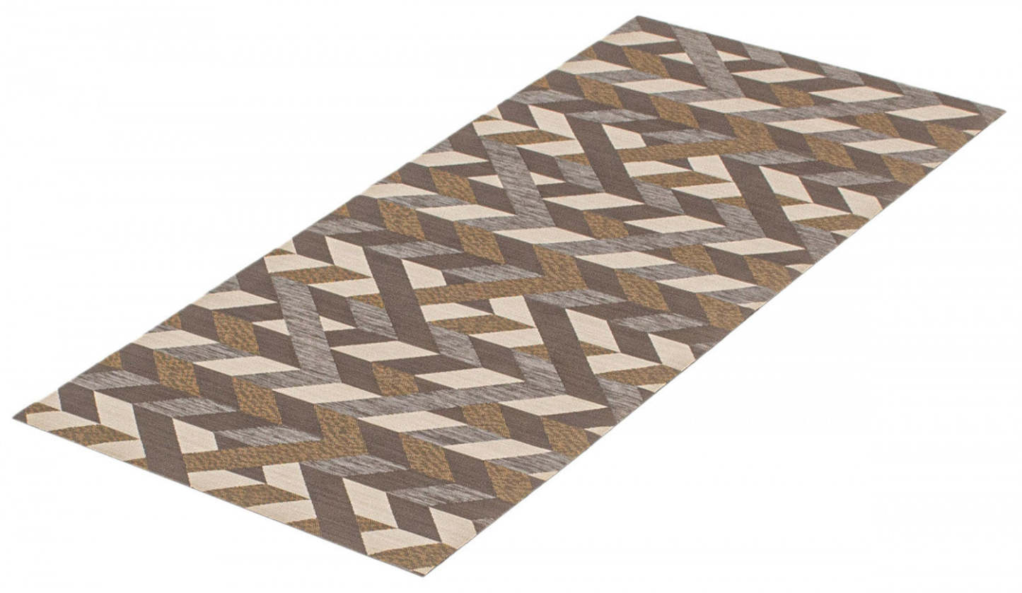 Bellezza brun foncé 2'2 x 4'0 tapis de sol - S de 2|Carpette Bellezza brun foncé 2 pi 2 po x 4 pi 0 po - Ensemble de 2|D210VQQE