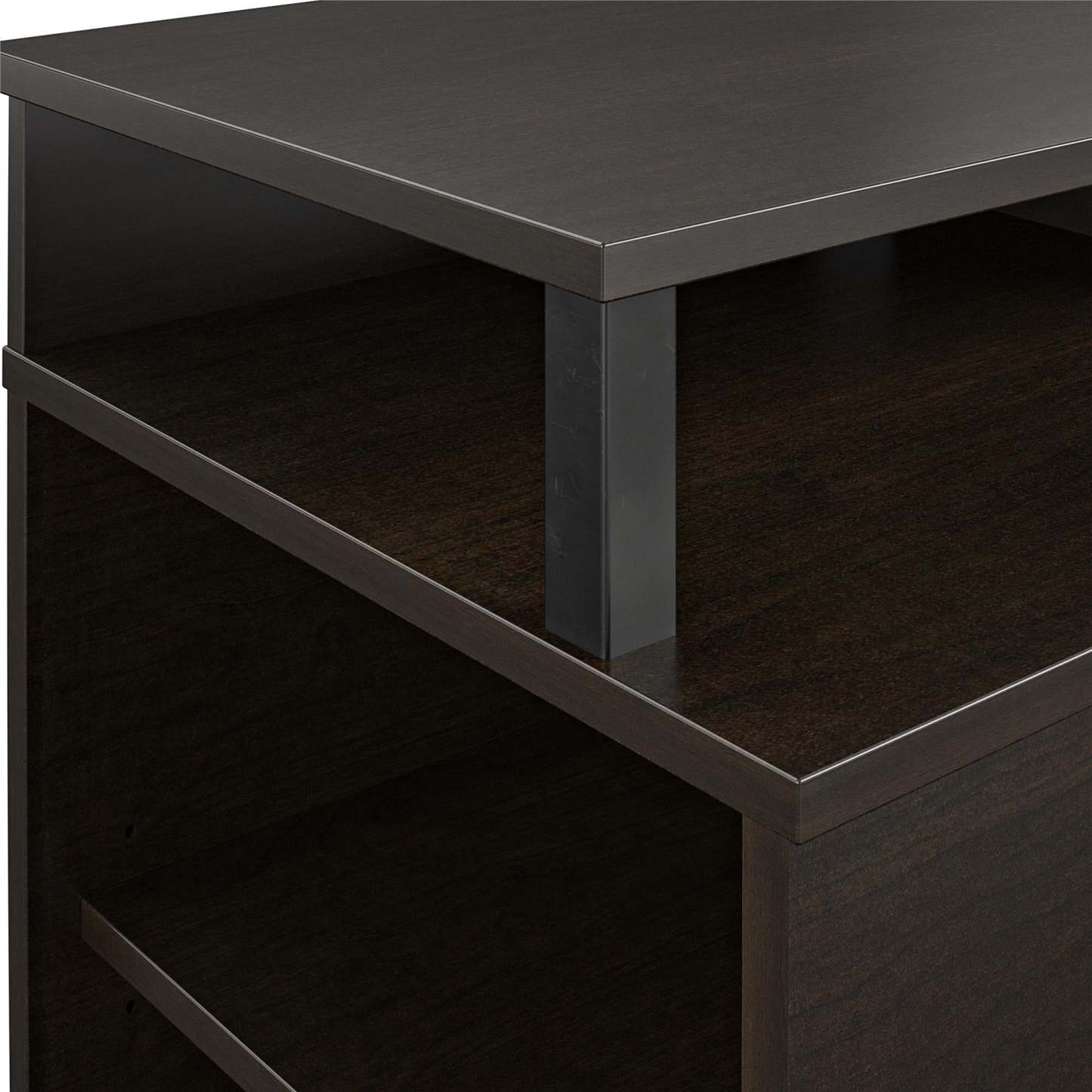 Ameriwood Home Mason Electric Fireplace TV Stand for TVs up to 65 - Espresso|Meuble pour téléviseur Mason d'Ameriwood Home avec foyer électrique pour téléviseurs jusqu'à 65 po - espresso