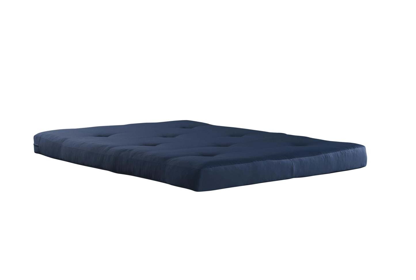 Matelas de futon Jayce de DHP à rembourrage en polyester 6 po pour lit double - bleu