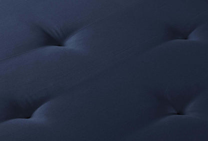 Matelas de futon Jayce de DHP à rembourrage en polyester 6 po pour lit double - bleu