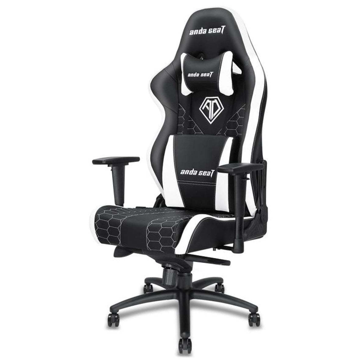 Anda Seat Spirit King Series Gaming Chair - Black/White|Fauteuil de jeu Andaseat de série Axe - noir et rouge