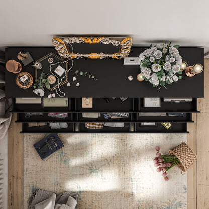 Commode d'appoint 63W à 9 tiroirs pour salon ou chambre