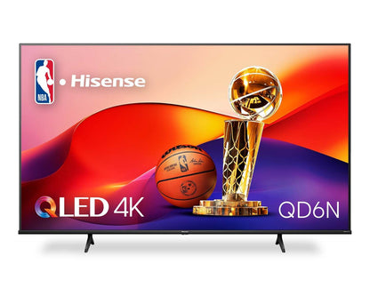 Hisense 75 QLED 4K UHD HDR10+ Dolby Vision 60 Hz Google Smart TV (75QD6N) | Téléviseur intelligent QLED Hisense UHD 4K de 75 po à 60 Hz avec HDR10+, Dolby VisionMC et Google TVMC (75QD6N)