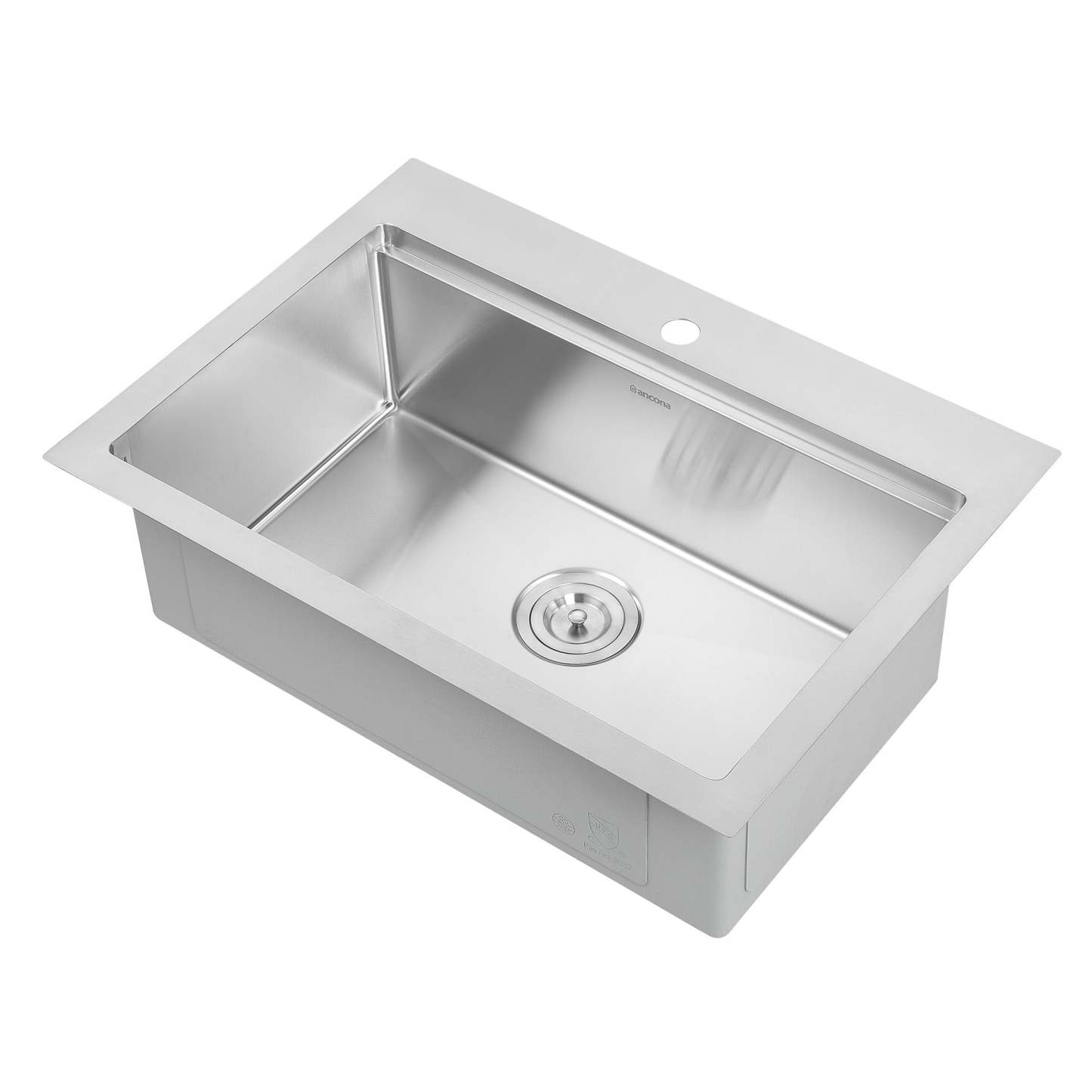 Ancona 28 Dual Mount Workstation Kitchen Sink - AN-33104|Évier de cuisine poste de travail sous plan ou en surface Ancona de 28 po - AN-33104|D77GDZ74
