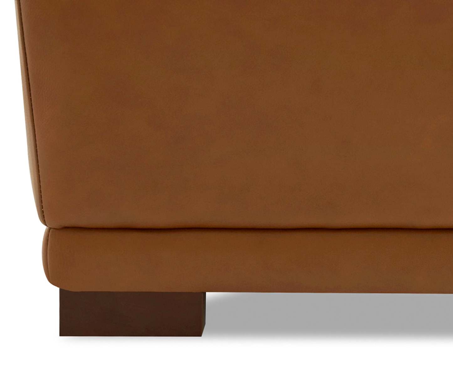 Sofa Oslo en cuir de Hydeline - muscade