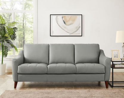 Canapé Ersa de Hydeline en cuir - gris