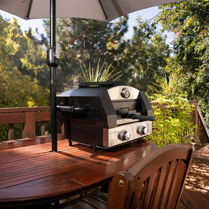 Four à pizza portable Blackstone Griddle Essentials avec pierre en cordiérite de 15 po - 6964|Four à pizza portatif Griddle Essentials de Blackstone avec pierre en cordiérite de 15 po - 6964