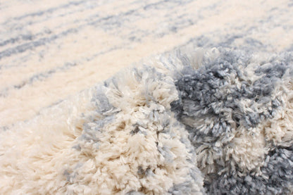 Tapis Kei crème/bleu clair – 5'3 x 7'3| Carpette Kei crème/bleu clair - 5 pi 3 po x 7 pi 3 po|D86FCRMA