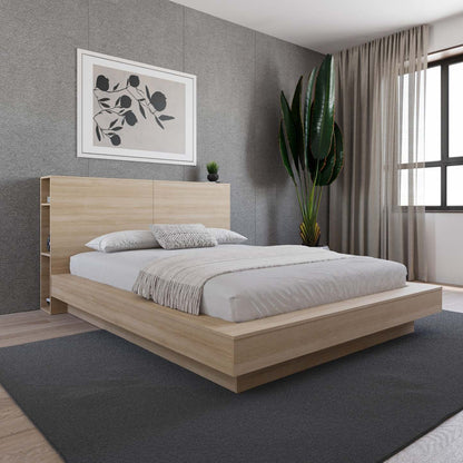 Nordika Marconi Queen Headboard - Chêne blond naturel|Tête de lit Marconi Nordika - chêne blond naturel