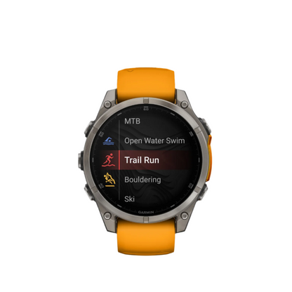 Garmin Fēnix 8 Amoled Sapphire Smartwatch 47mm - Gps, Boussole, Gyroscope Et Altimètre Barométrique | Montre Connectée Garmin Fēnix 8 Amoled Sapphire 47mm - Gps, Boussole, Gyroscope Et Altimètre Barométrique