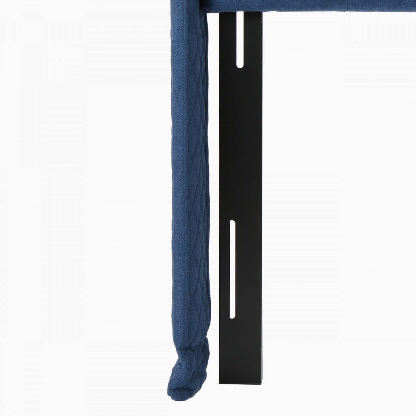 Hansen Tête de lit à oreilles rembourrée avec capitonnage de boutons, très grand lit, bleu marine foncé | Hansen Tete De Lit Capitonnee A Dossier Aile Avec Boutons, Taille King, Bleu Marine Fonce